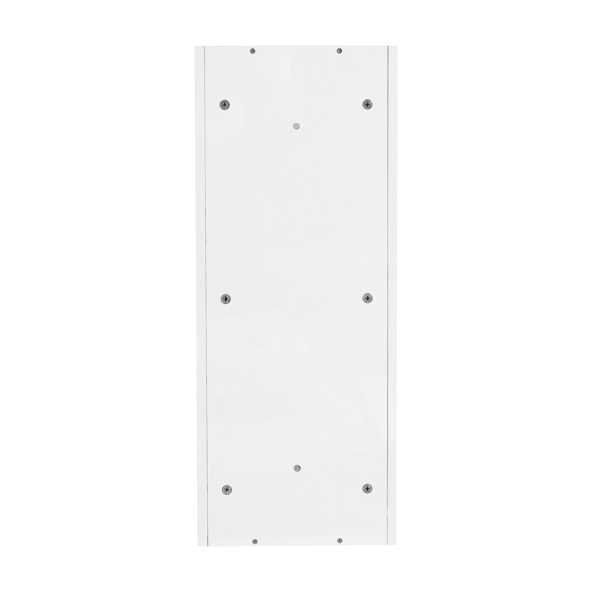 Glossy White 12' Bathroom Wall - Mounted Storage Rack with Float Mounting Design, Durable Plywood - 1st Choice Furniture Direct