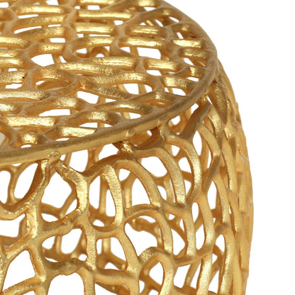 Gold Aluminum Mesh Coffee Table - 1st Choice Furniture Direct