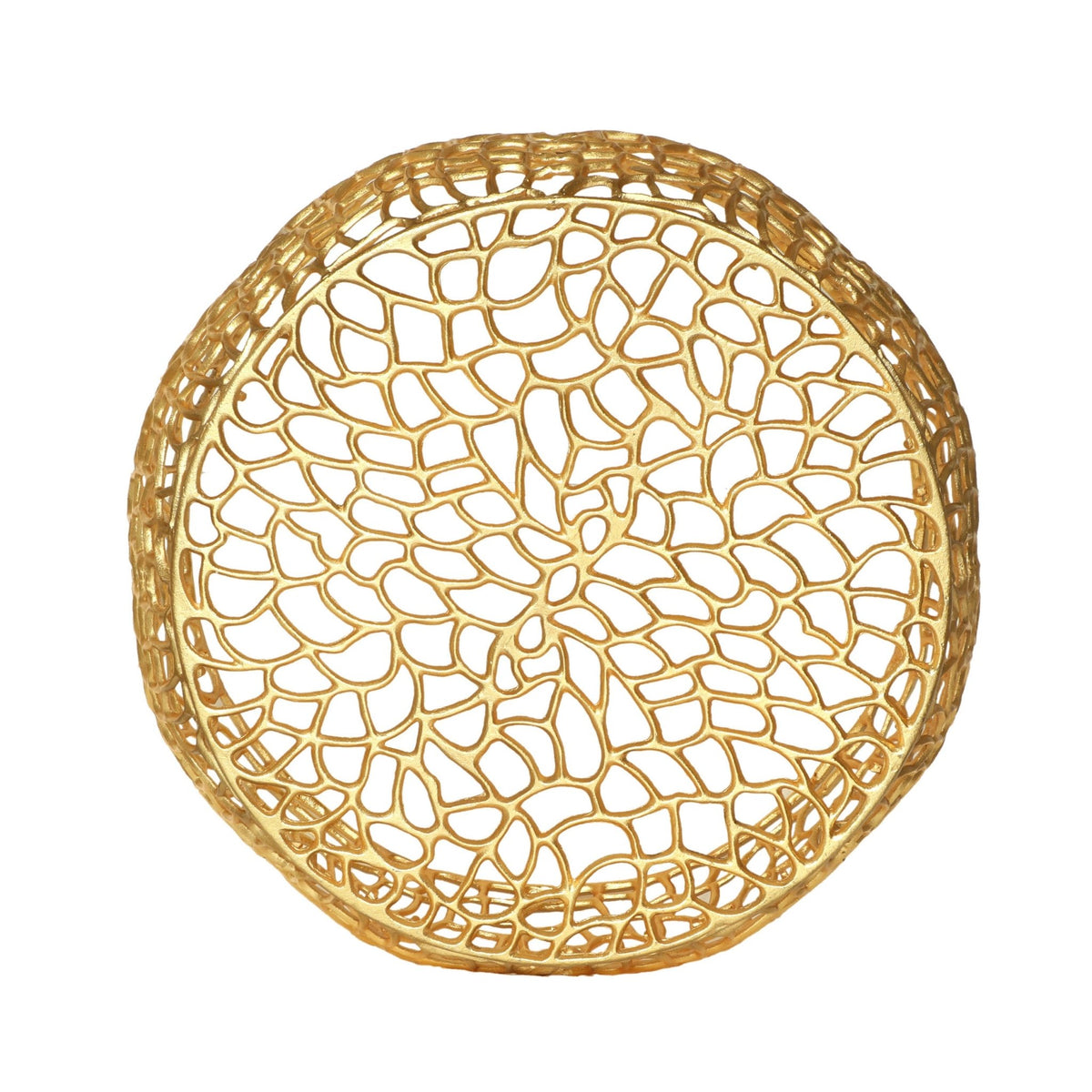Gold Aluminum Mesh Coffee Table - 1st Choice Furniture Direct