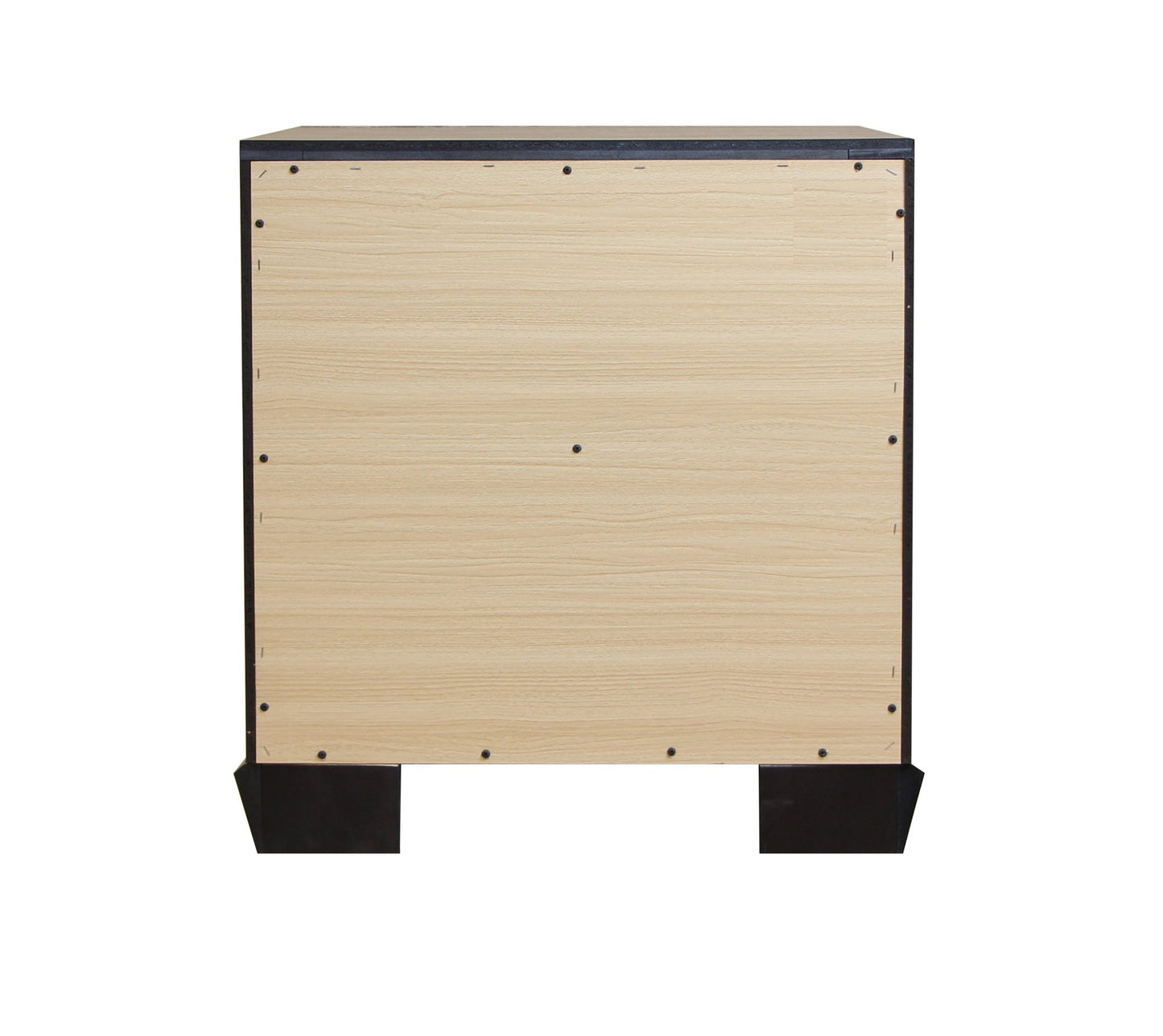 Gray 2-Drawer Nightstand with Shaker Legs - 1st Choice Furniture Direct