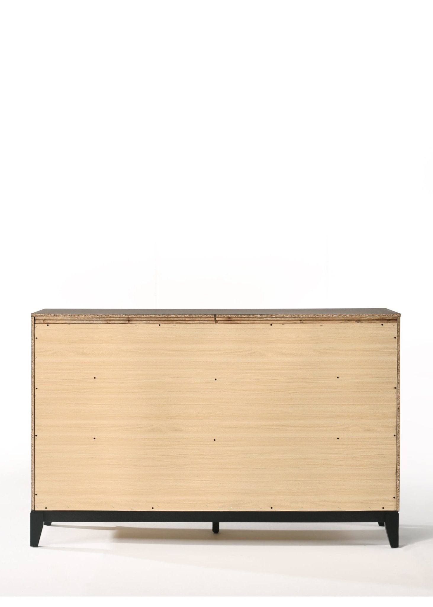 Gray 6-Drawer Dresser with Brushed Nickel Handles - 1st Choice Furniture Direct