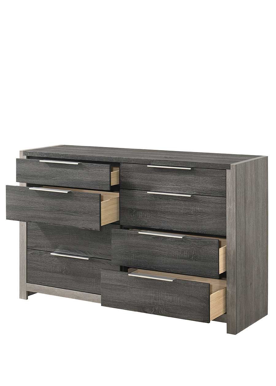 Gray 8-Drawer Dresser | Bedroom Storage Chest with Drawers - 1st Choice Furniture Direct