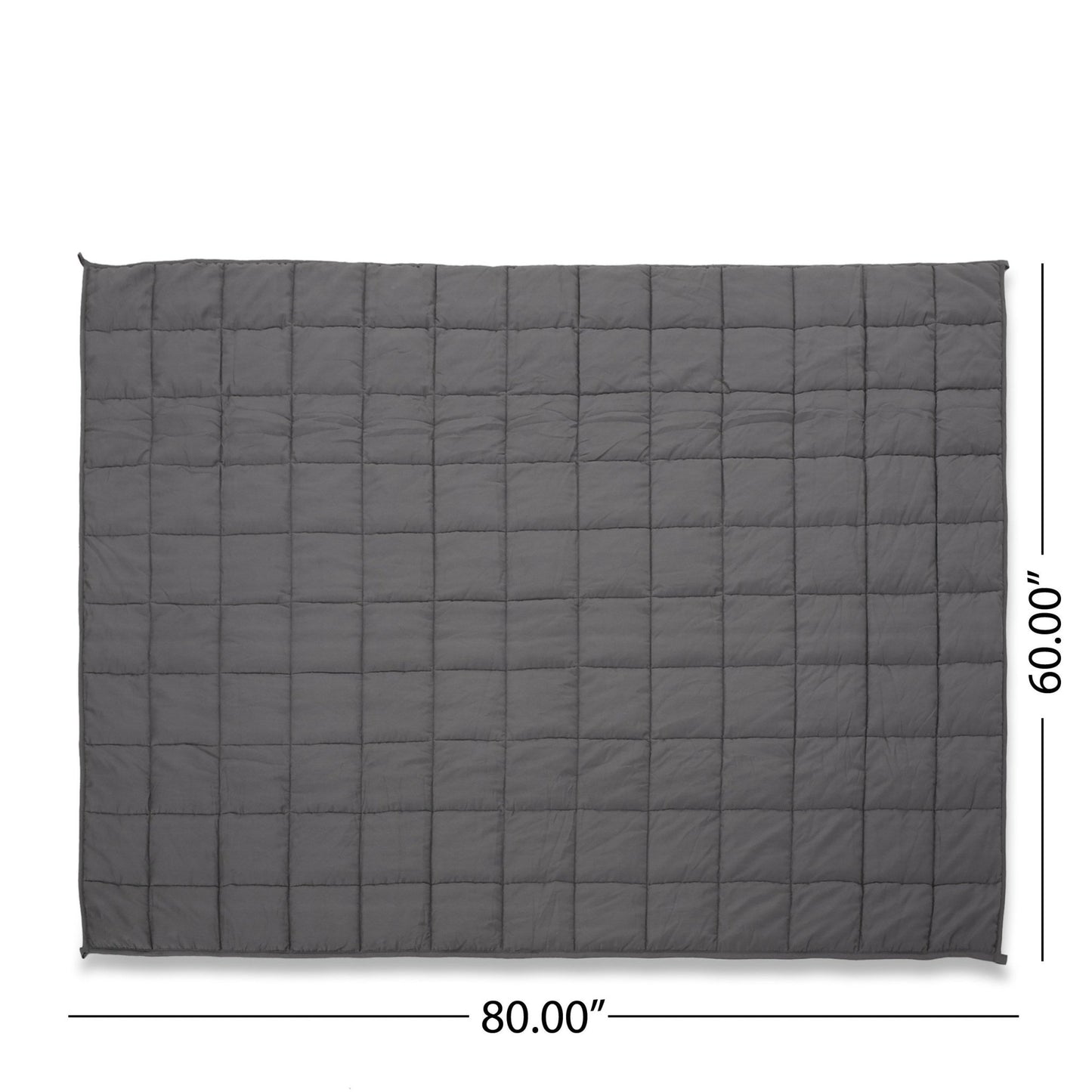 Gray Cotton Weighted Blanket 60 x 80 - 1st Choice Furniture Direct