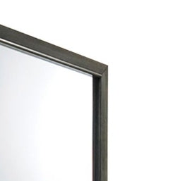 Gray Framed Wall Mirror | Modern Decorative Accent Mirror - 1st Choice Furniture Direct
