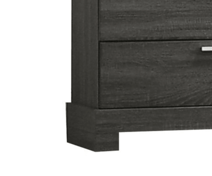 Gray Oak 5-Drawer Chest with Sled Base - 1st Choice Furniture Direct