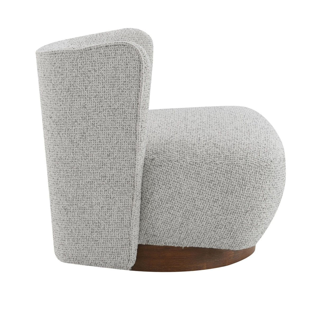 Gray Tweed Accent Chair with Pocket Coil Seat - 1st Choice Furniture Direct