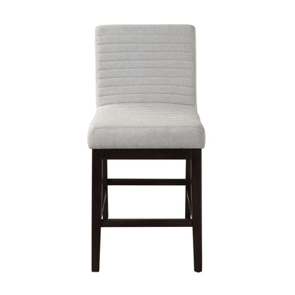 Gray Upholstered Counter Height Chair - 1st Choice Furniture Direct
