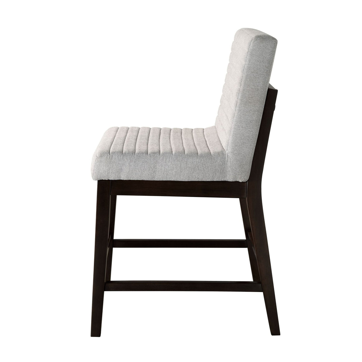 Gray Upholstered Counter Height Chair - 1st Choice Furniture Direct