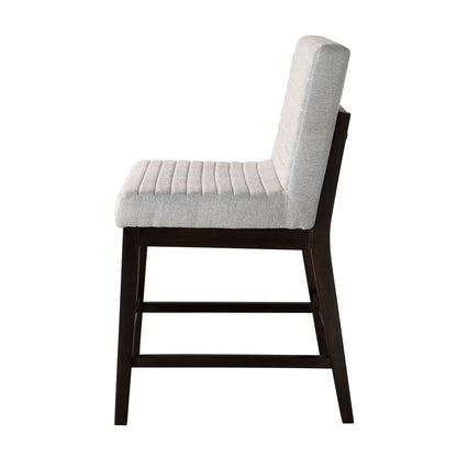 Gray Upholstered Counter Height Chair - 1st Choice Furniture Direct