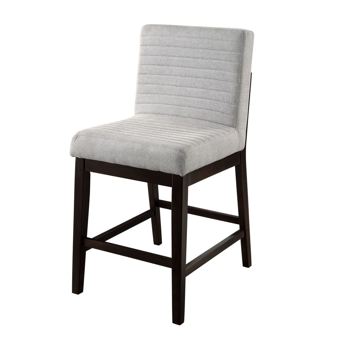 Gray Upholstered Counter Height Chair - 1st Choice Furniture Direct
