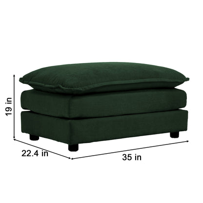 Green Chenille Modular Sectional Sofa – Modern 4 Seat Couch - 1st Choice Furniture Direct
