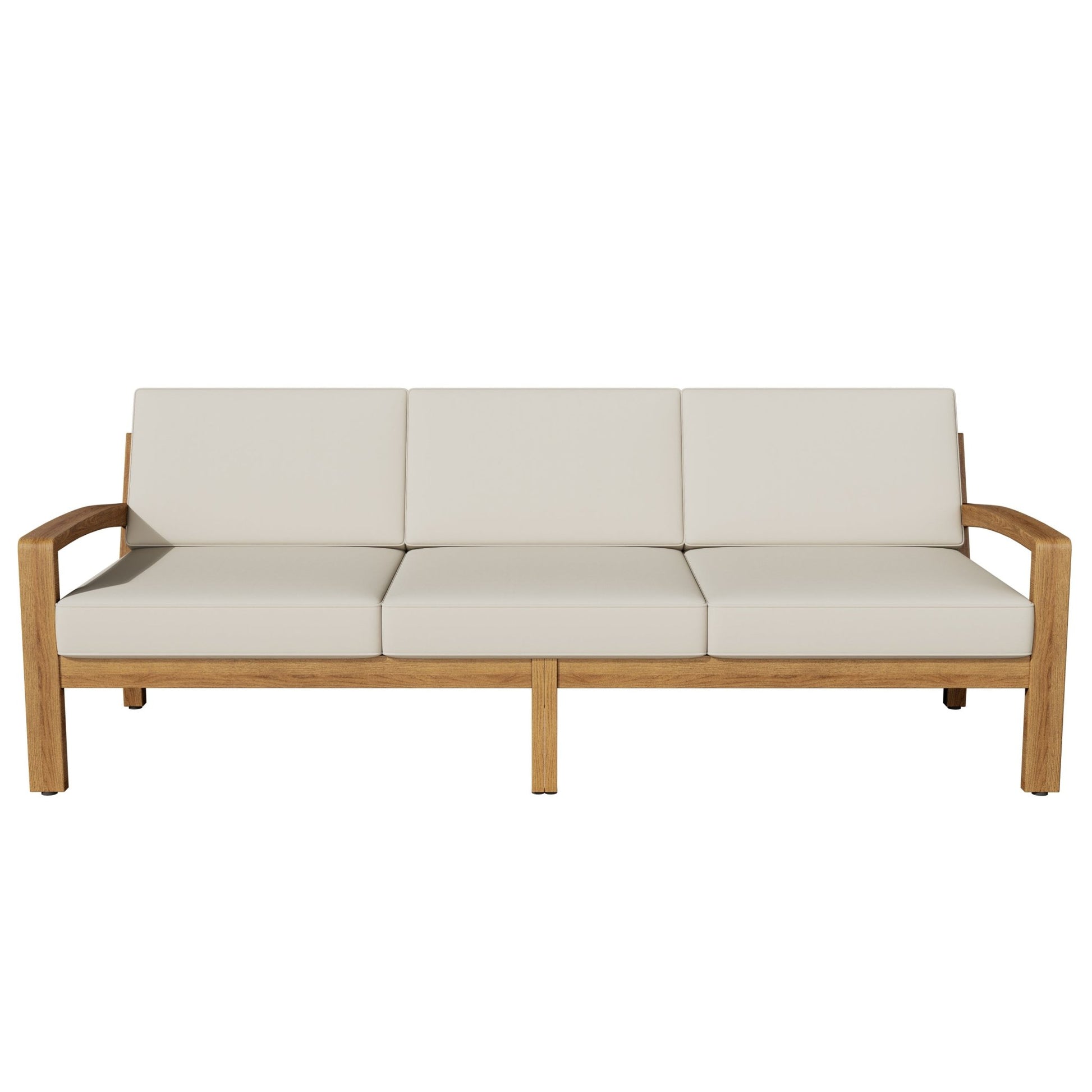 GRENADA L Shape 3pcs Acacia Sectional Patio Sofa Set - 1st Choice Furniture Direct