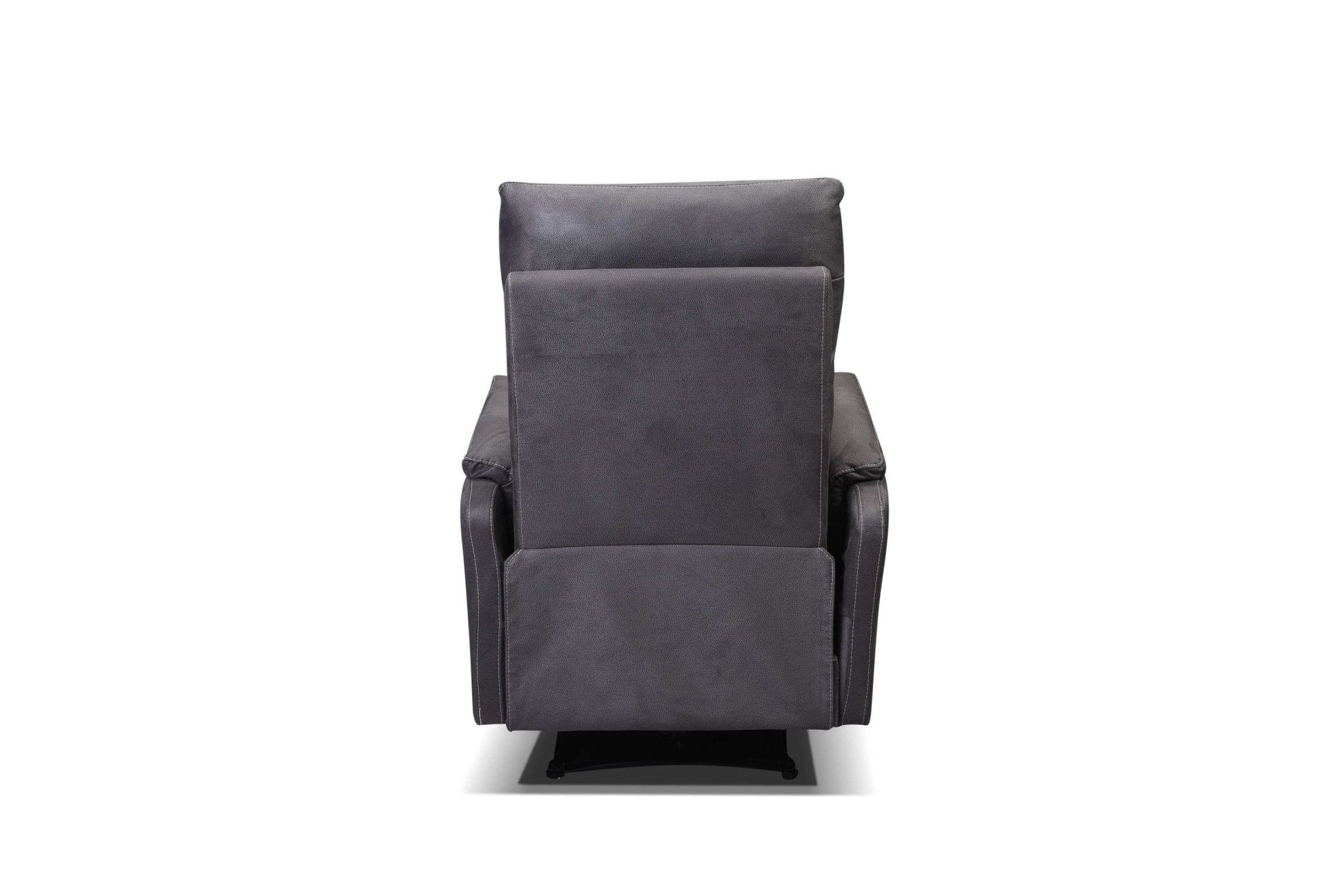 Grey Fabric Recliner Chair with Plush Cushioning - 1st Choice Furniture Direct