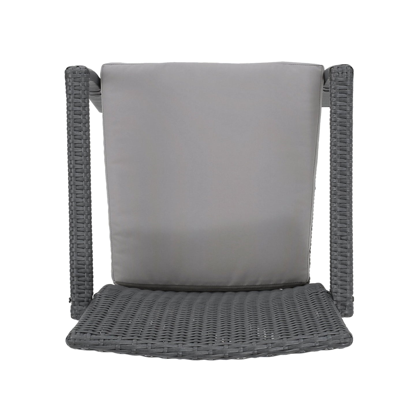 Grey Wicker Outdoor Dining Chairs with Water-Resistant Cushions - 1st Choice Furniture Direct