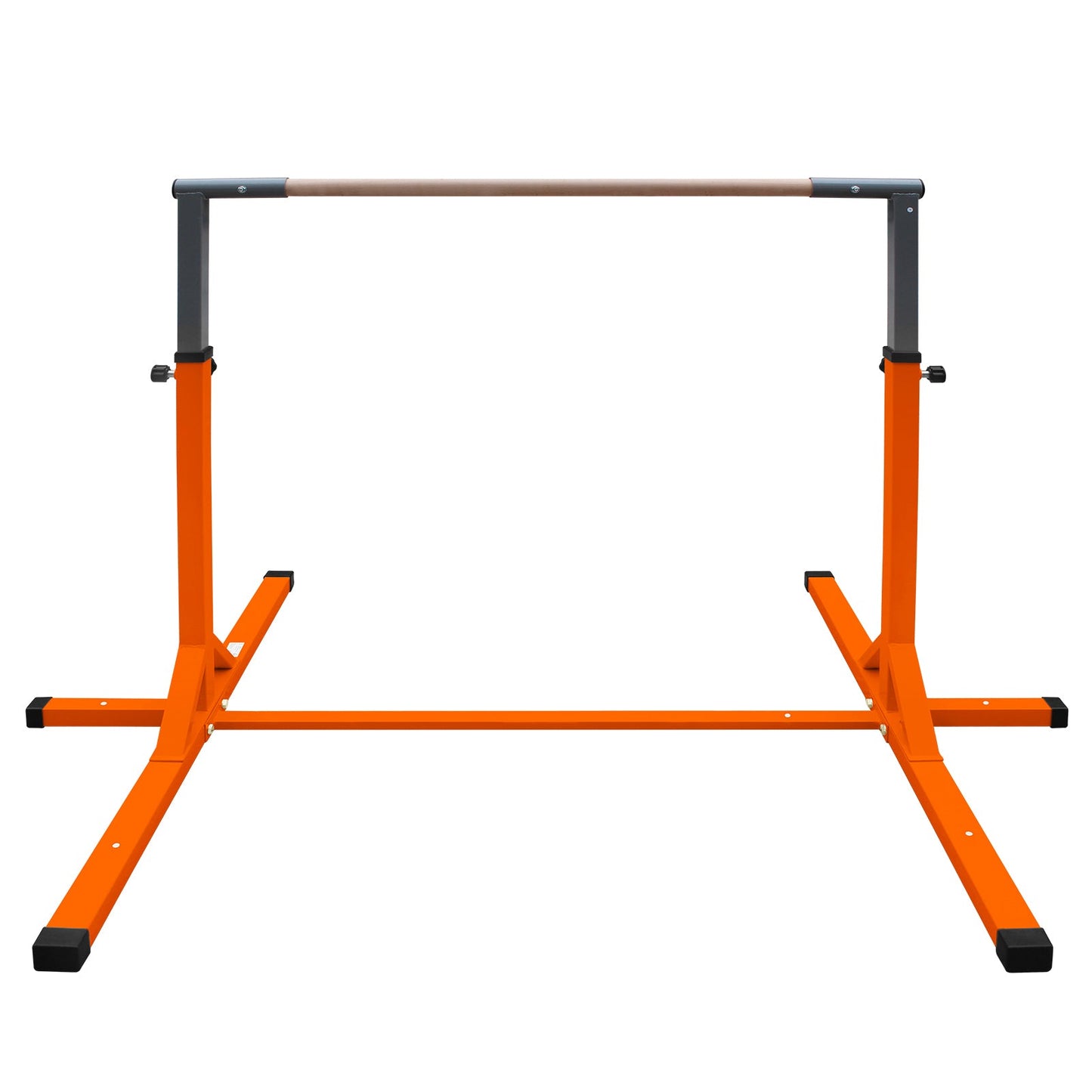 Gymnastics Bar for Kids, Adjustable Height Gym Bar, Junior Training Kip Bar for Home, Built for kids 3+ Years Orange - 1st Choice Furniture Direct