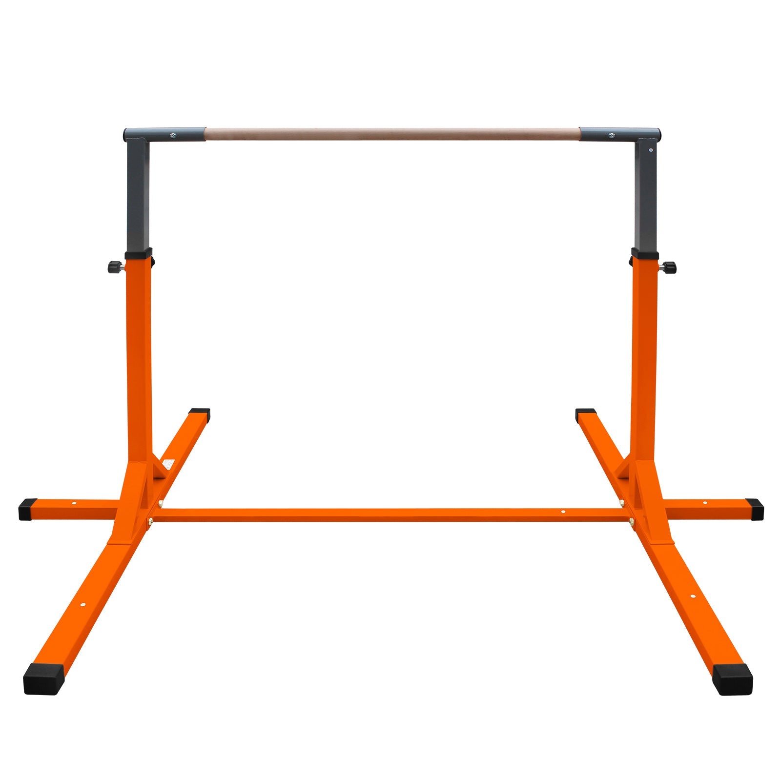 Gymnastics Bar for Kids, Adjustable Height Gym Bar, Junior Training Kip Bar for Home, Built for kids 3+ Years Orange - 1st Choice Furniture Direct
