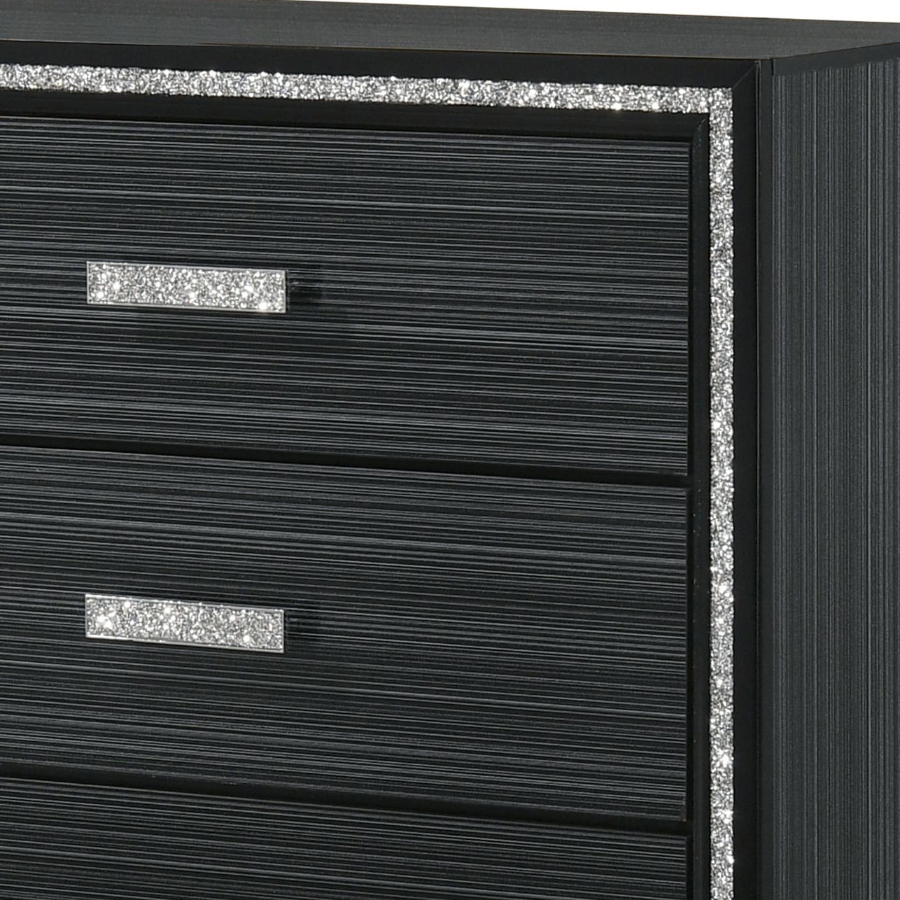 Haiden Weathered Black Finish Dresser - 1st Choice Furniture Direct