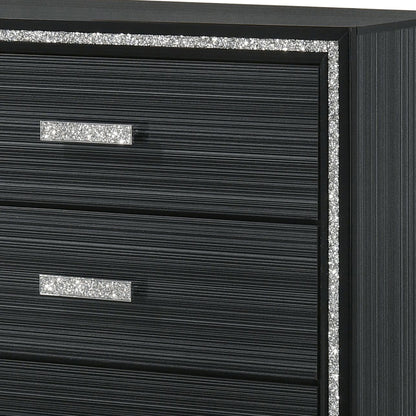 Haiden Weathered Black Finish Dresser - 1st Choice Furniture Direct