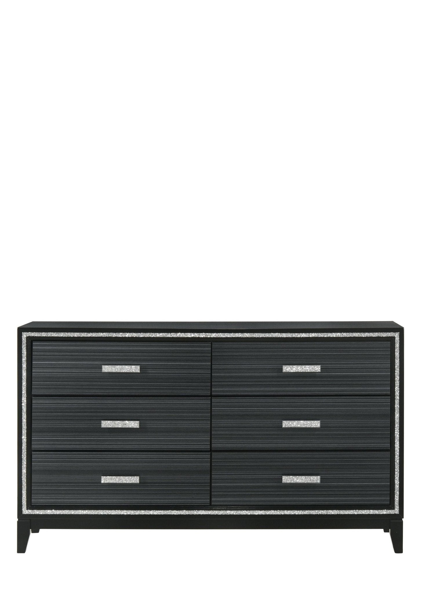 Haiden Weathered Black Finish Dresser - 1st Choice Furniture Direct