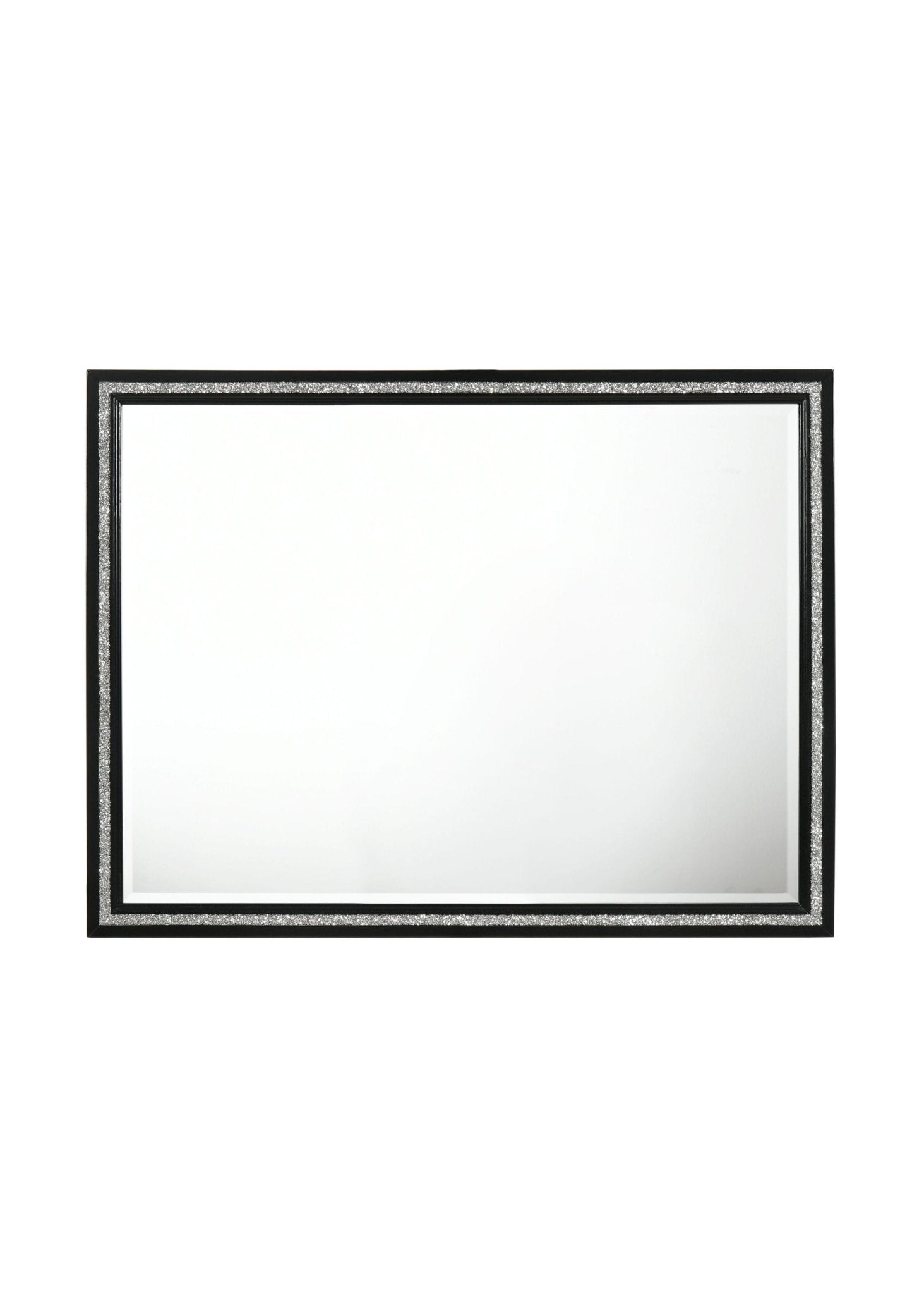 Haiden Weathered Black Finish Mirror - 1st Choice Furniture Direct