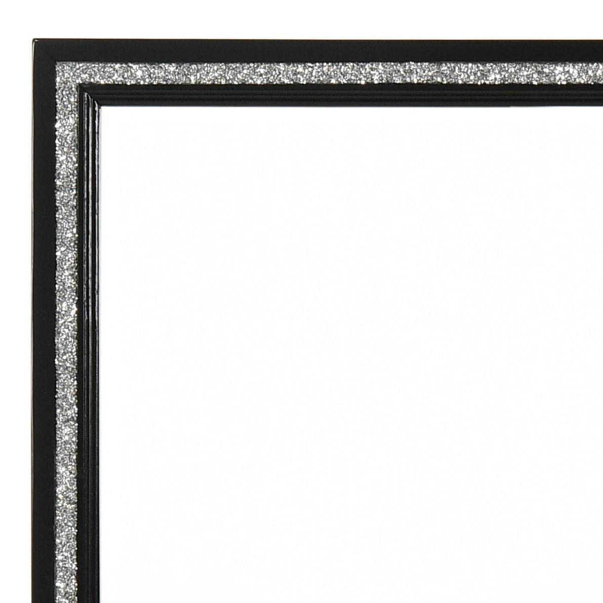 Haiden Weathered Black Finish Mirror - 1st Choice Furniture Direct