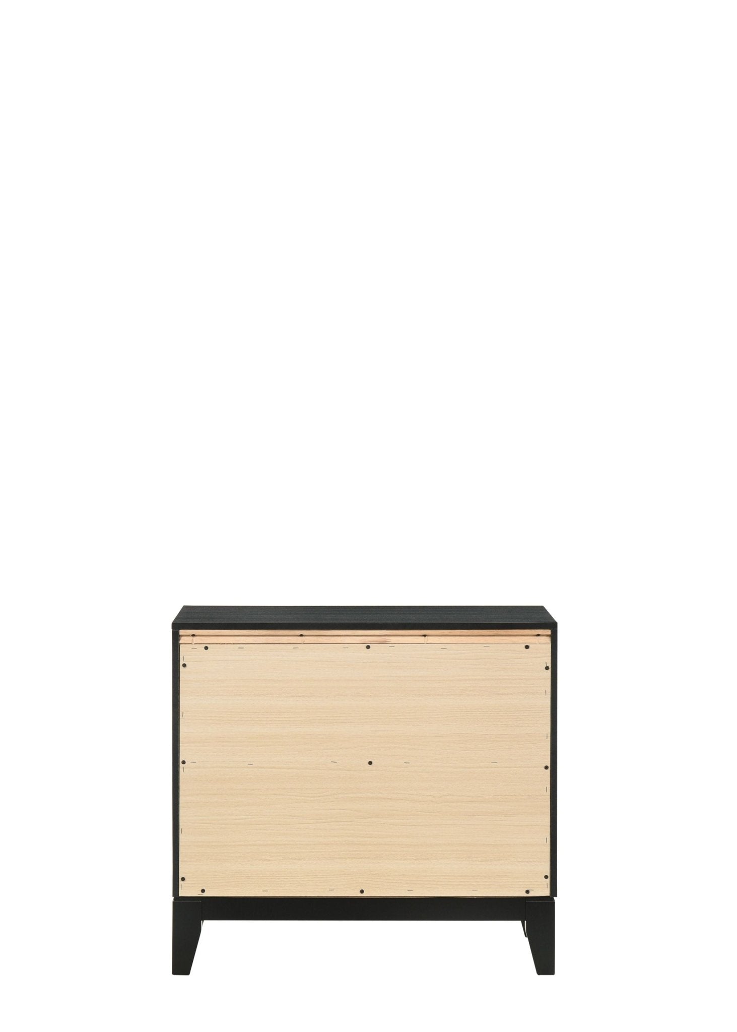 Haiden Weathered Black Finish Nightstand - 1st Choice Furniture Direct