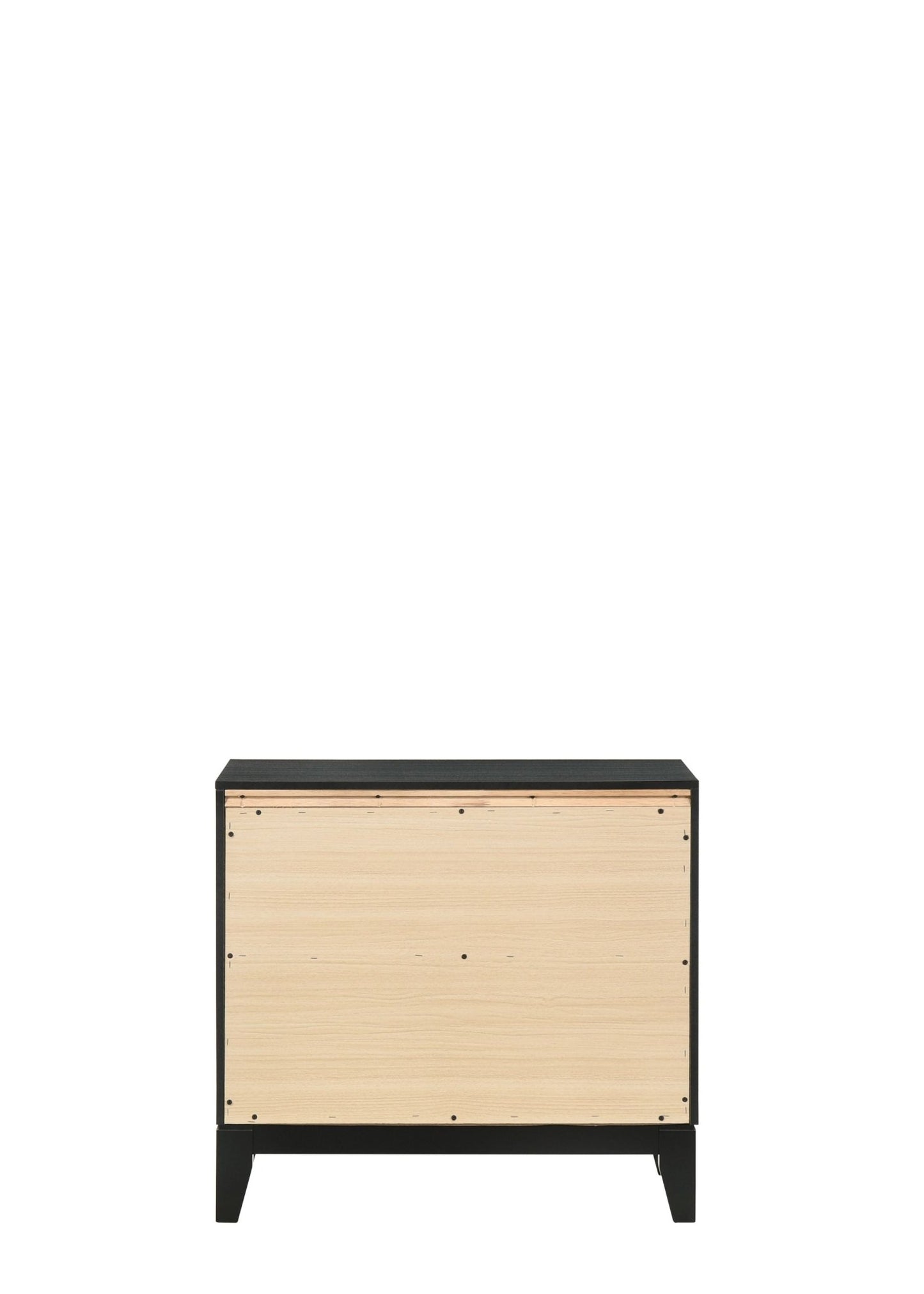 Haiden Weathered Black Finish Nightstand - 1st Choice Furniture Direct