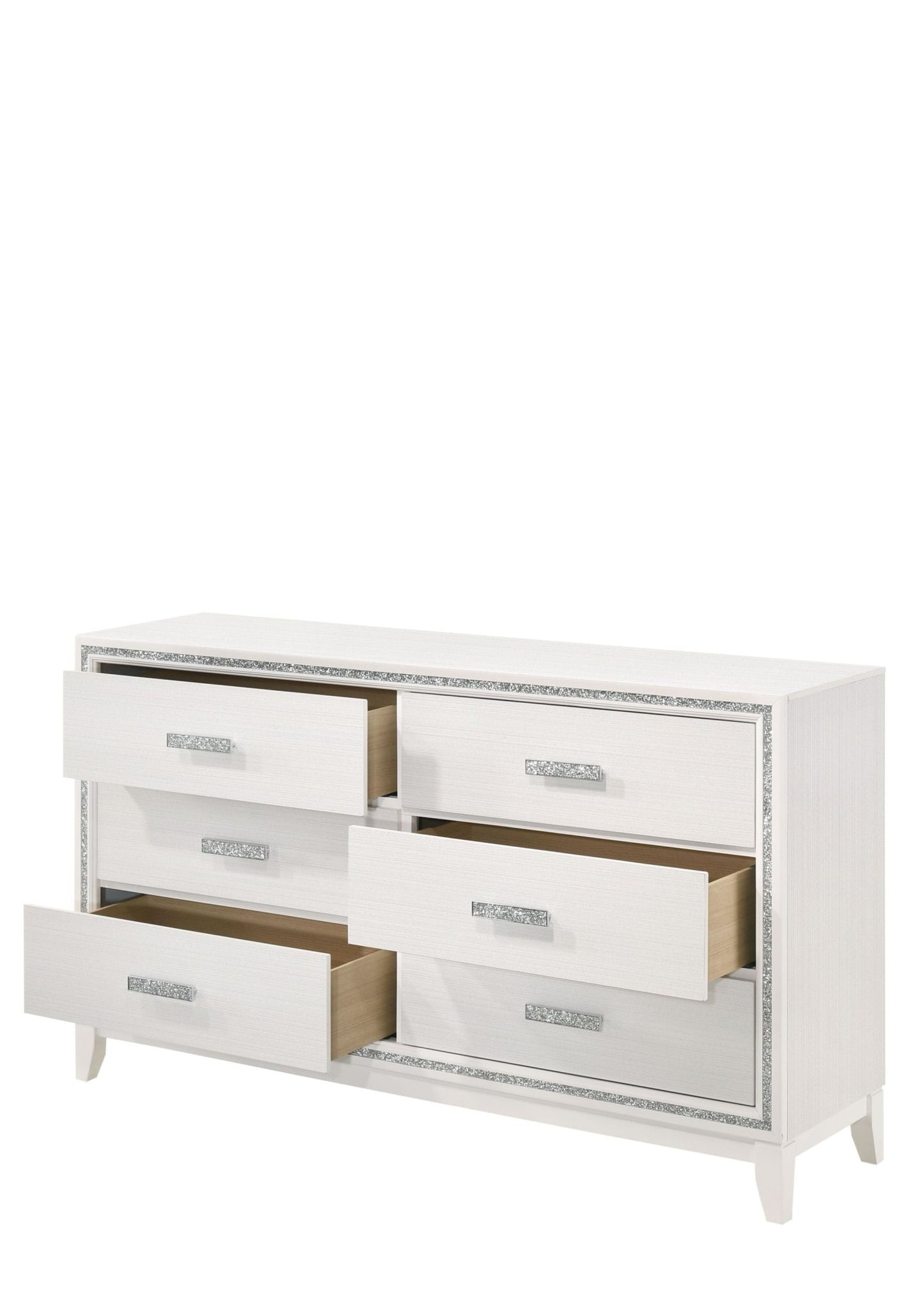 Haiden White Finish Dresser - 1st Choice Furniture Direct