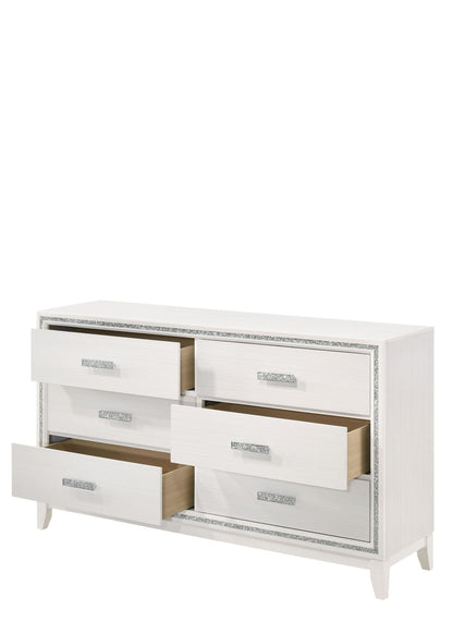 Haiden White Finish Dresser - 1st Choice Furniture Direct