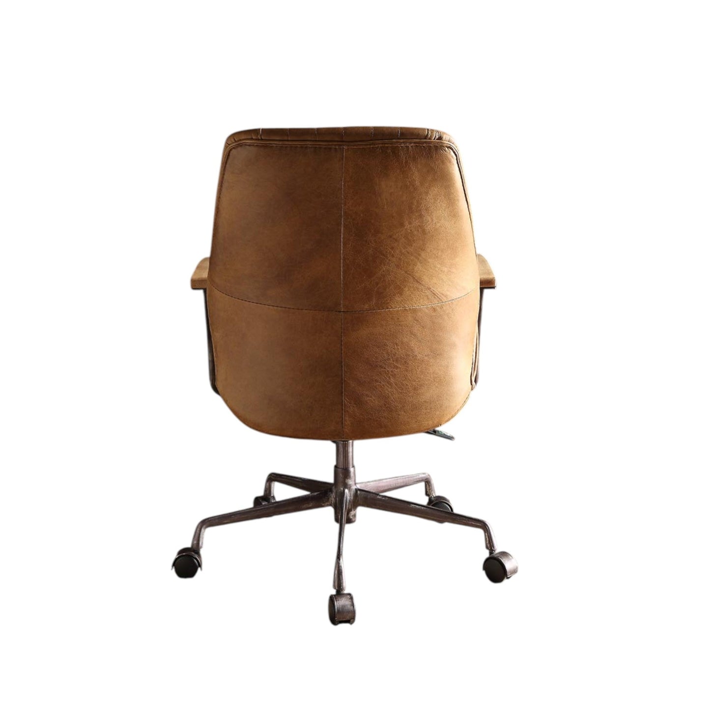 Hamilton Coffee Top Grain Leather Office Chair (Swivel & Adjustable Height (Pneumatic Lift) ) - 1st Choice Furniture Direct