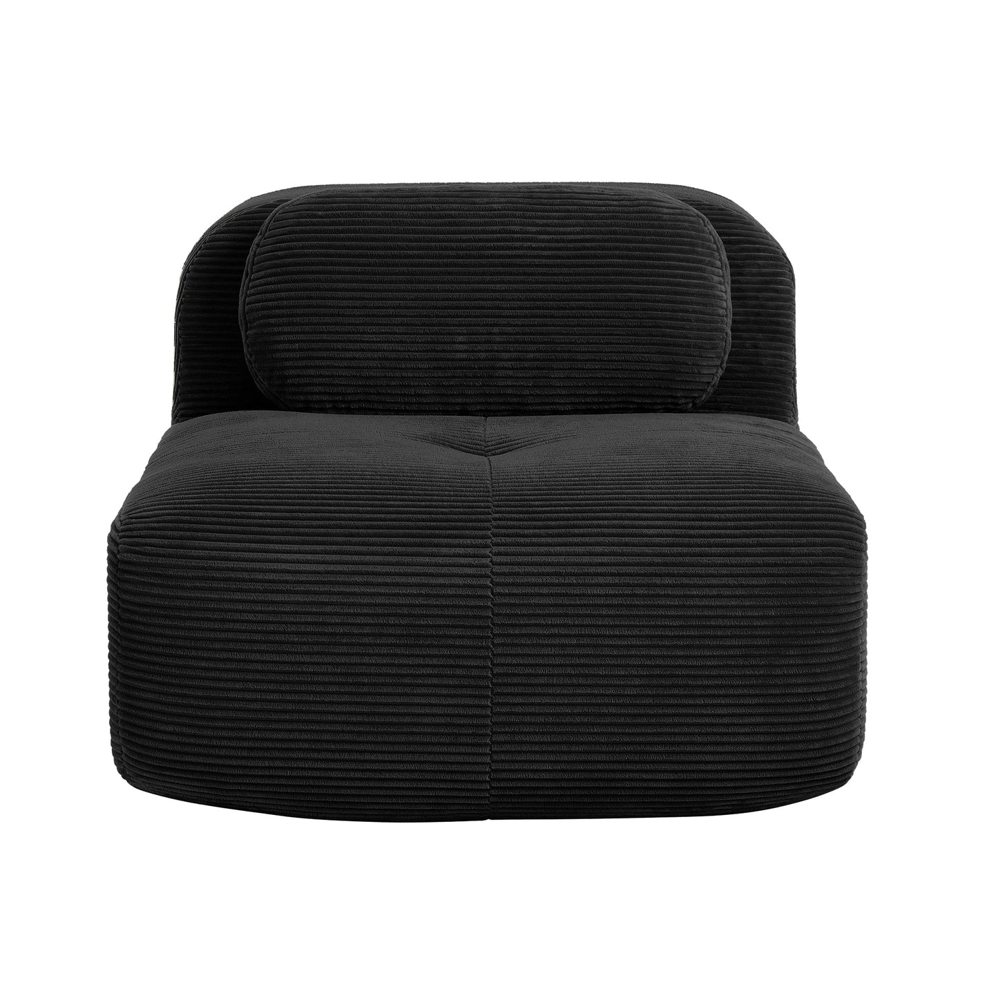 Hamlet LSF&RSF Corner Sofa W/Pillows Corduroy - Black - 1st Choice Furniture Direct