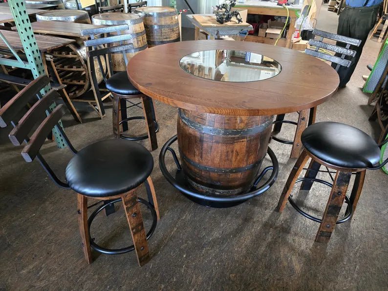 Handcrafted Whiskey Barrel Furniture – Rustic Reclaimed Oak Decor - 1st Choice Furniture Direct