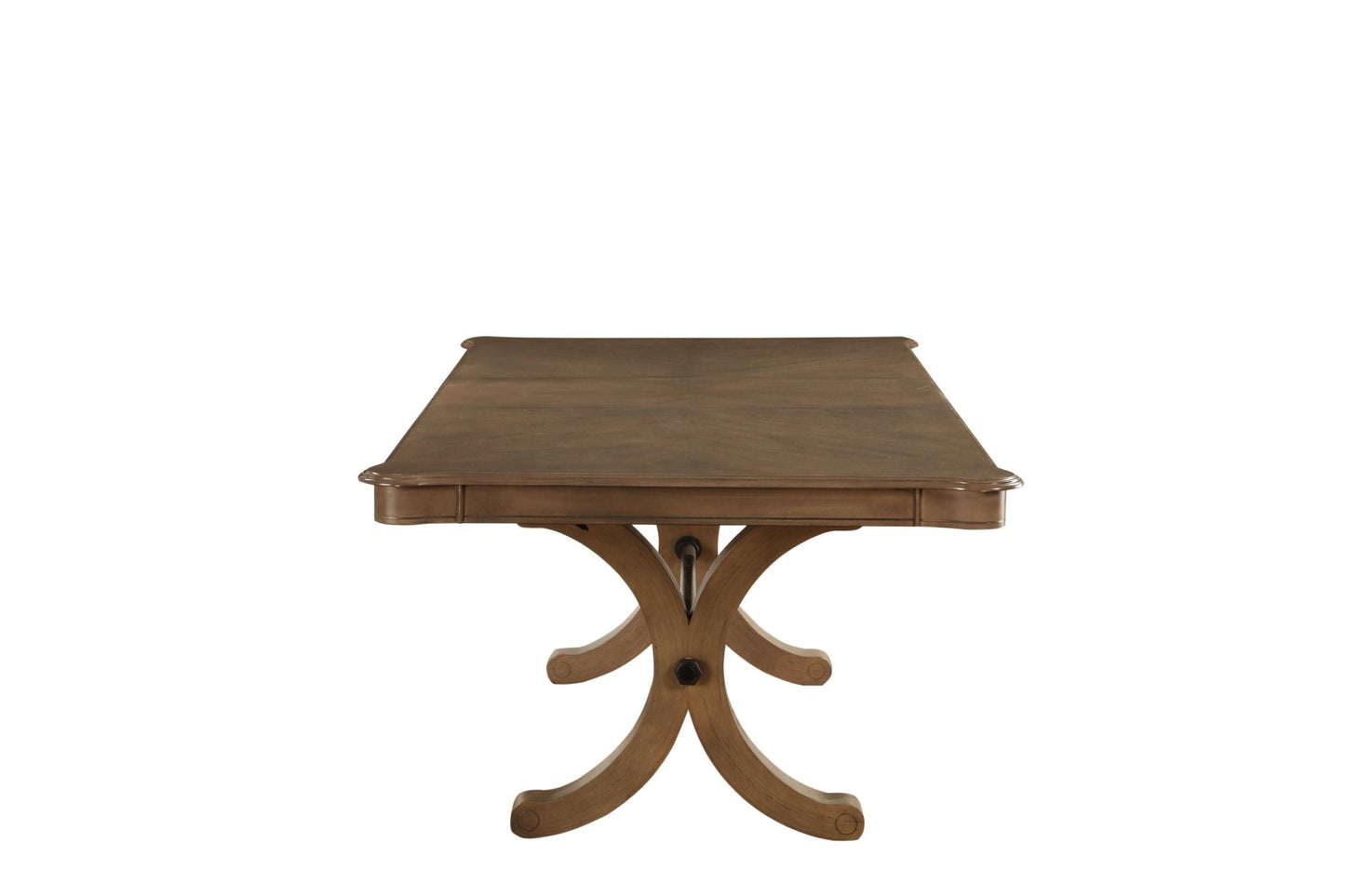 Harald Gray Oak Finish Dining Table (With Leaf) - 1st Choice Furniture Direct