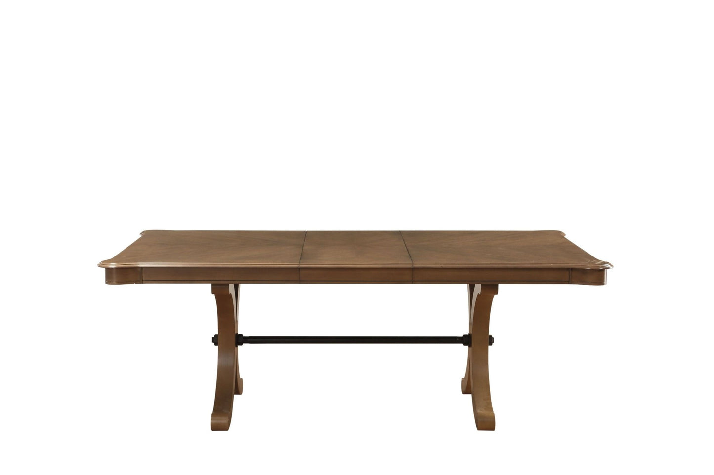 Harald Gray Oak Finish Dining Table (With Leaf) - 1st Choice Furniture Direct