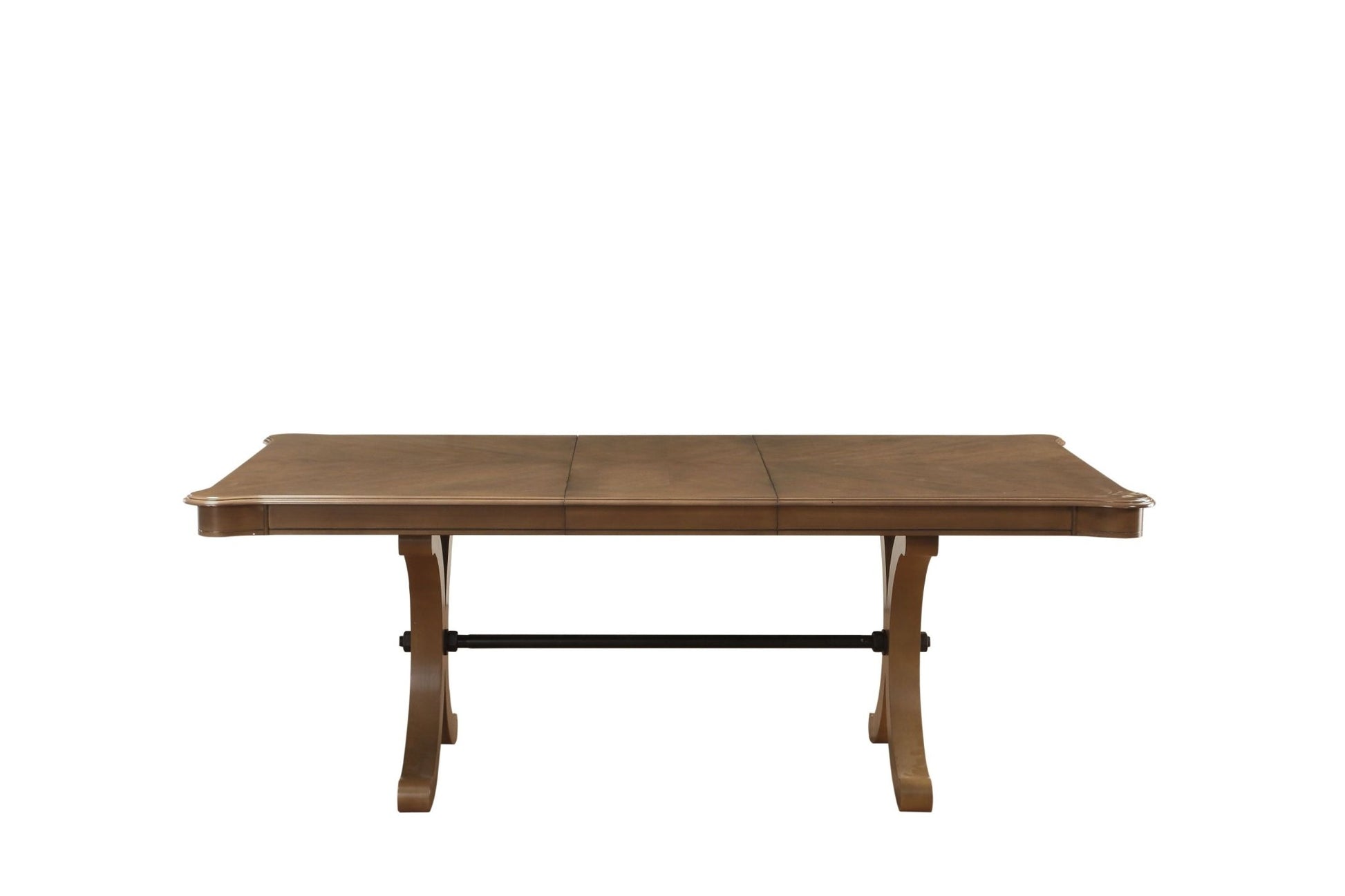 Harald Gray Oak Finish Dining Table (With Leaf) - 1st Choice Furniture Direct