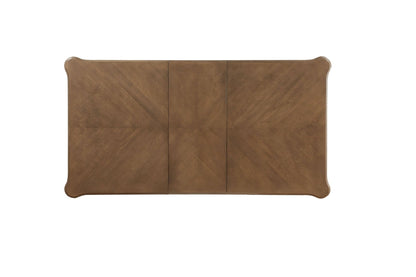Harald Gray Oak Finish Dining Table (With Leaf) - 1st Choice Furniture Direct