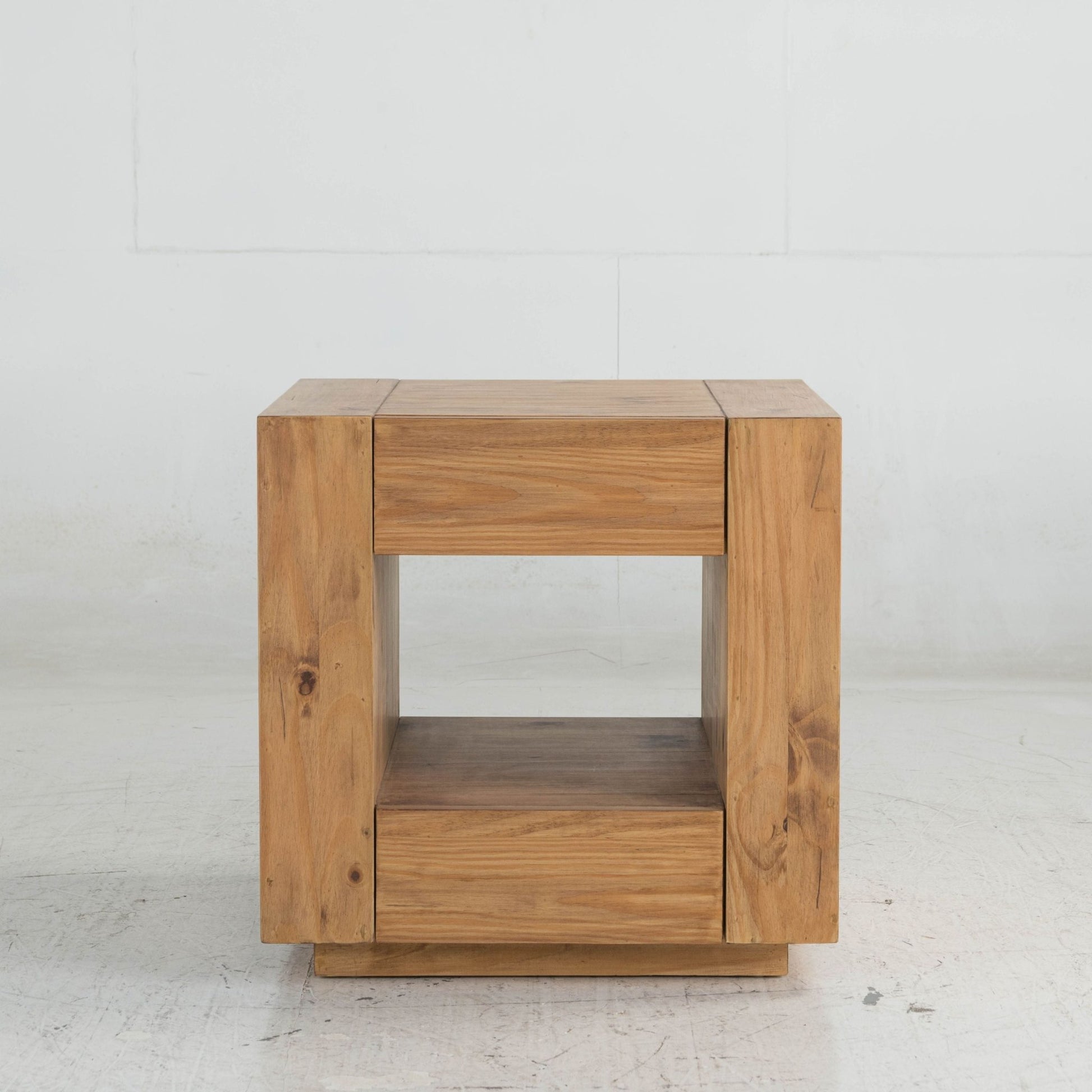 Harlan Oak Finish End Table - 1st Choice Furniture Direct