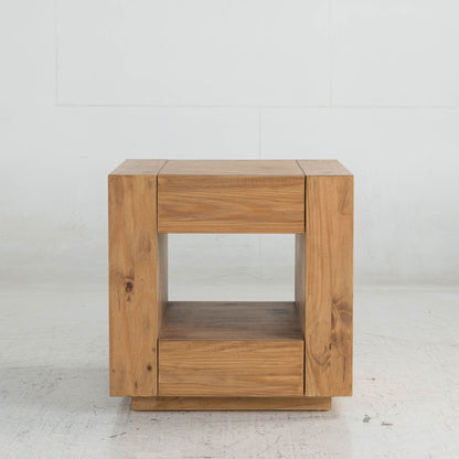 Harlan Oak Finish End Table - 1st Choice Furniture Direct