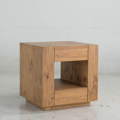 Harlan Oak Finish End Table - 1st Choice Furniture Direct