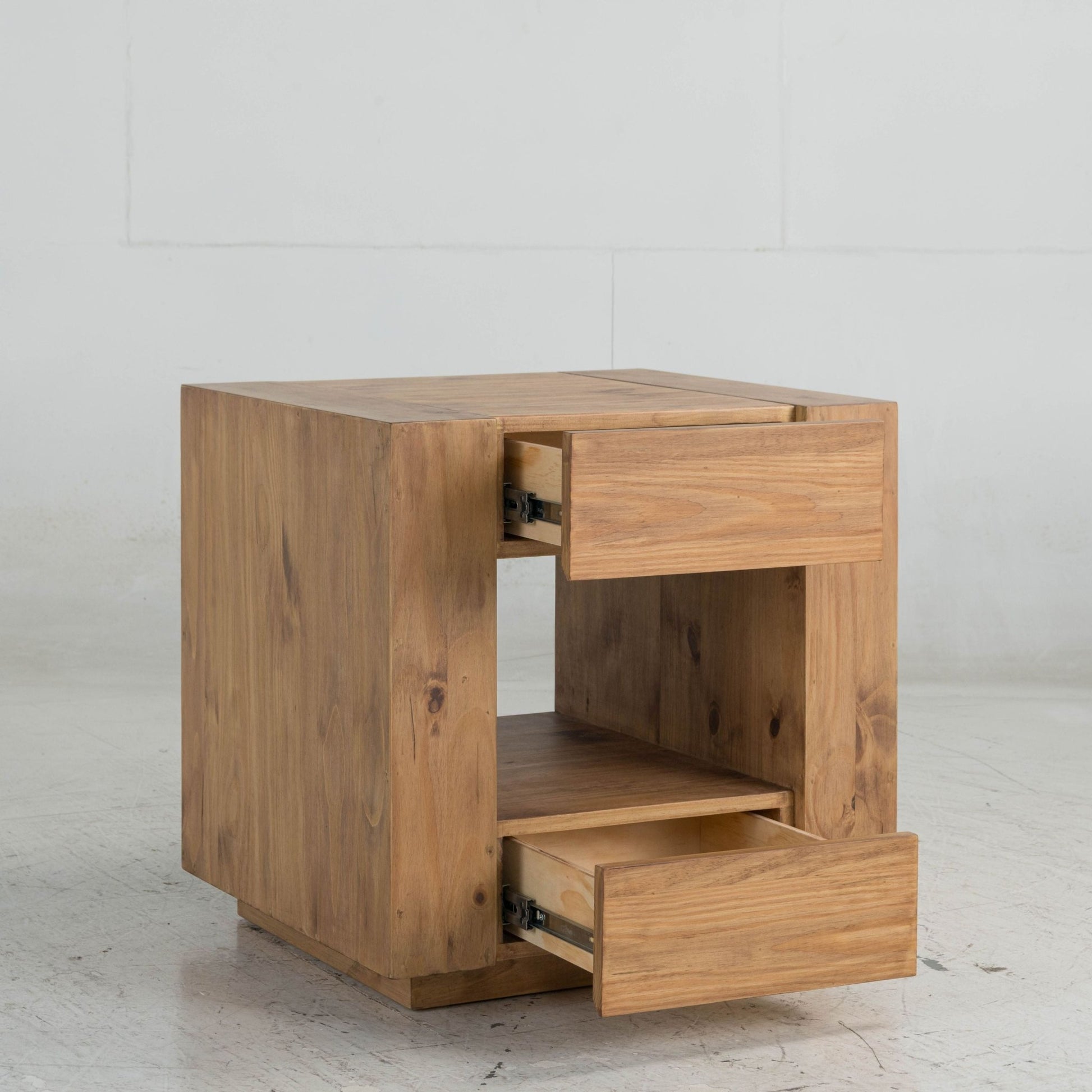 Harlan Oak Finish End Table - 1st Choice Furniture Direct