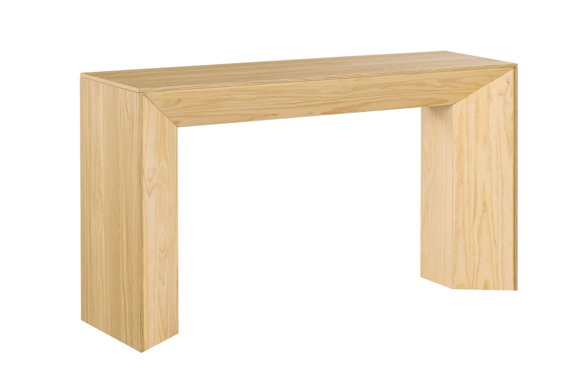 Harold Natural Oak Finish Sofa Table - 1st Choice Furniture Direct