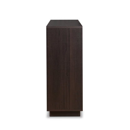 Hazen Espresso Finish Wine Cabinet - 1st Choice Furniture Direct
