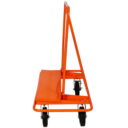 Heavy Duty Drywall Sheet Cart & Panel Dolly 2400lbs load capacity,panel service cart ,8' Black Mold - On Rubber Wheels - 1st Choice Furniture Direct