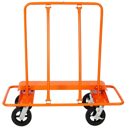 Heavy Duty Drywall Sheet Cart & Panel Dolly 2400lbs load capacity,panel service cart ,8' Black Mold - On Rubber Wheels - 1st Choice Furniture Direct