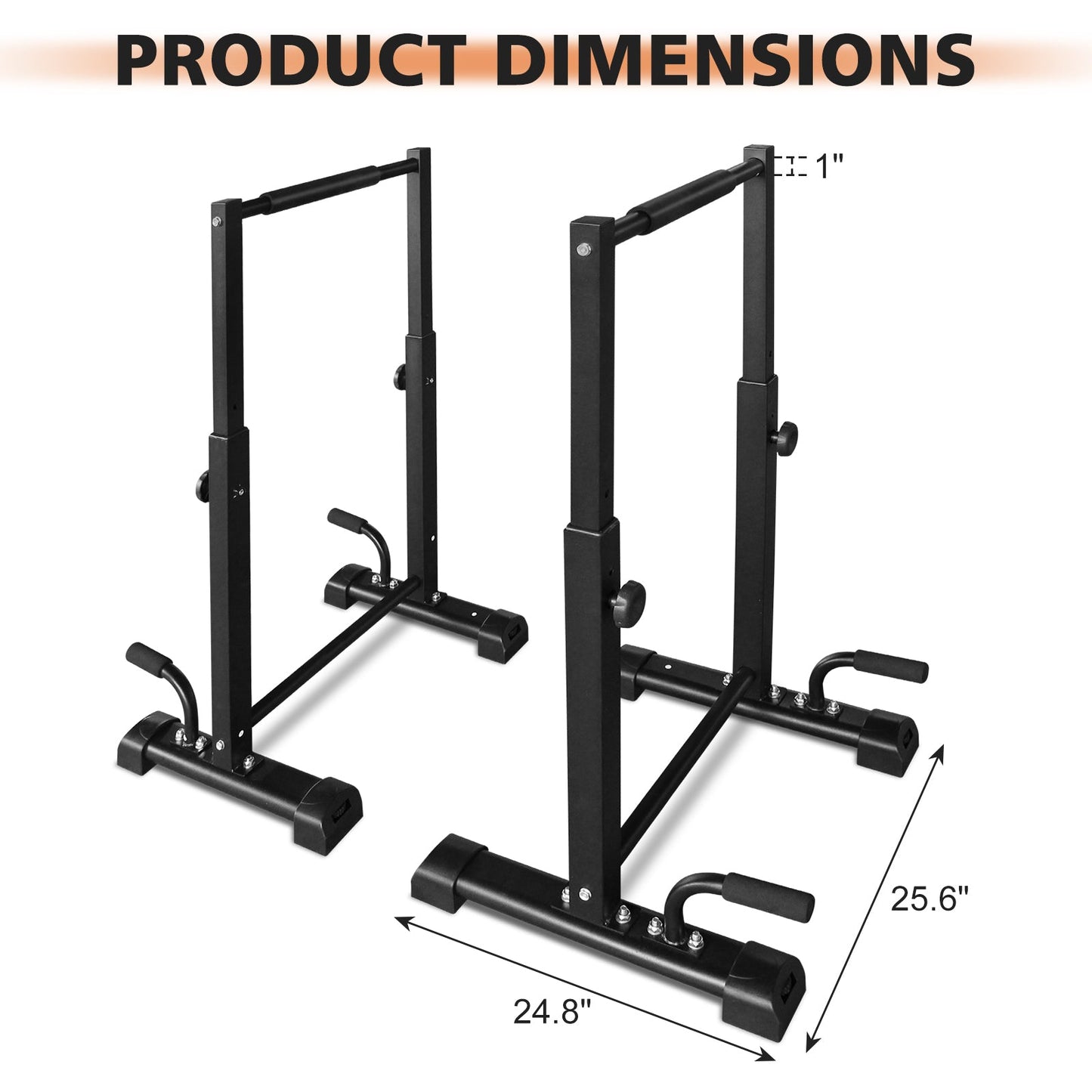 Heavy Duty Push Up Bar Station | Adjustable Dip & Workout Rack - 1st Choice Furniture Direct