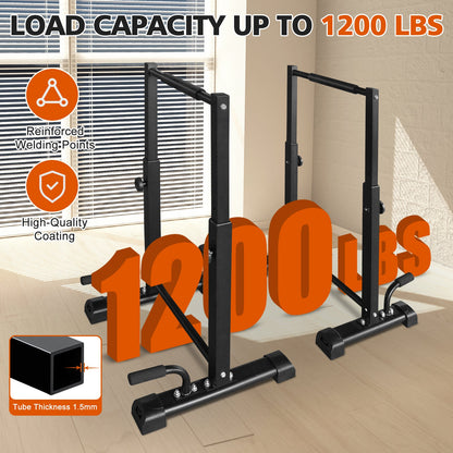 Heavy Duty Push Up Bar Station | Adjustable Dip & Workout Rack - 1st Choice Furniture Direct