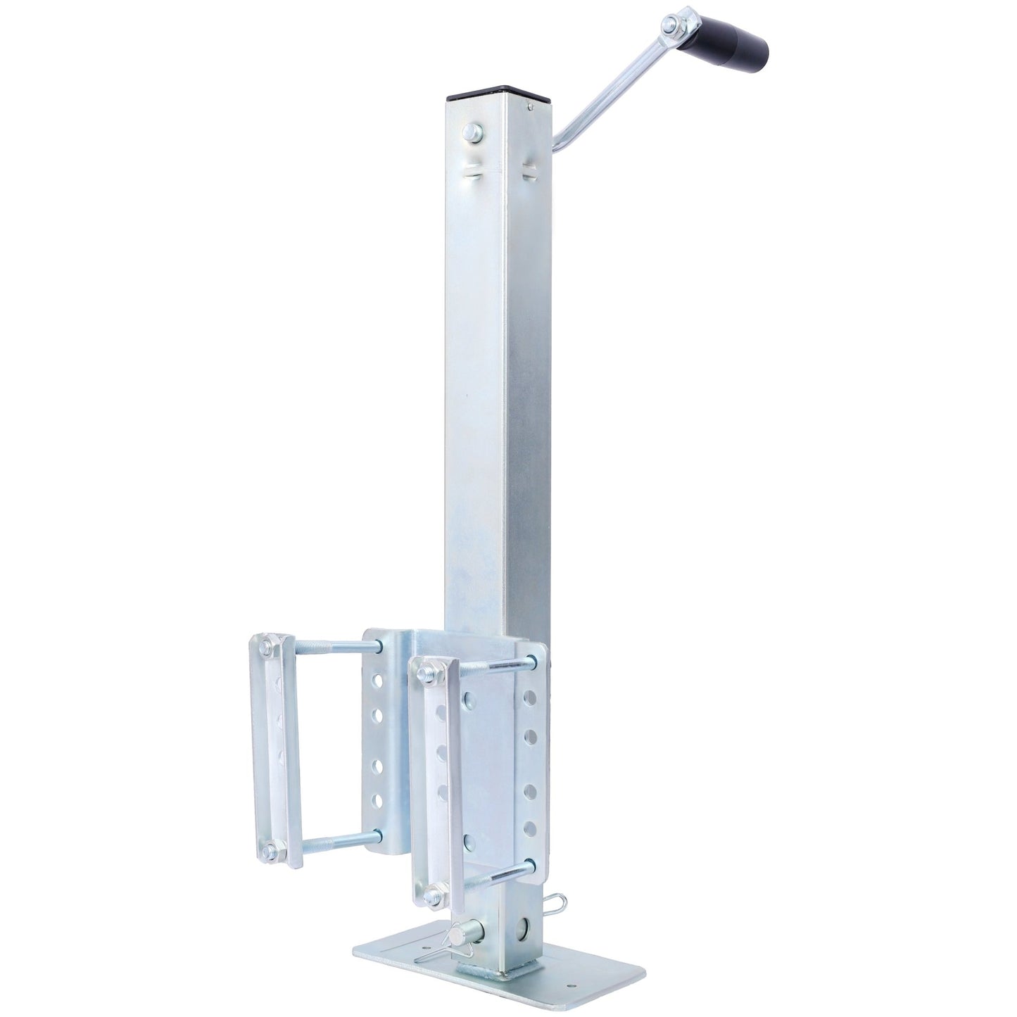Heavy Duty Trailer Jack, Fixed Mount Jack w/Drop Leg, 28.6 in. of Lift, Max Load 2,500 Lbs - 1st Choice Furniture Direct