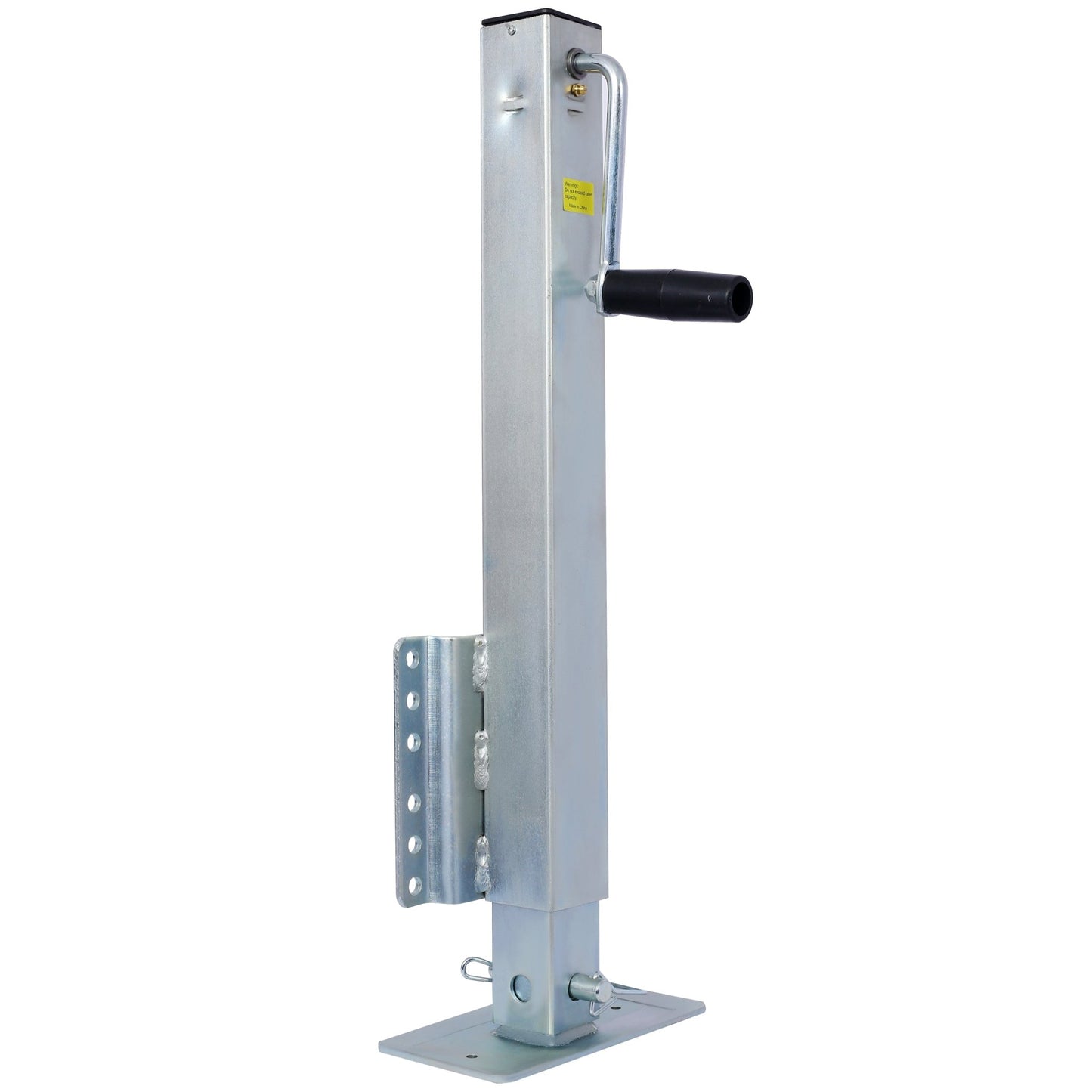 Heavy Duty Trailer Jack, Fixed Mount Jack w/Drop Leg, 28.6 in. of Lift, Max Load 2,500 Lbs - 1st Choice Furniture Direct