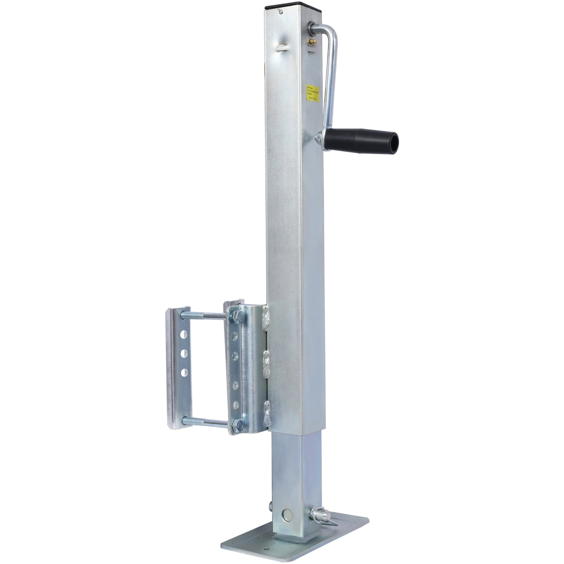 Heavy Duty Trailer Jack, Fixed Mount Jack w/Drop Leg, 28.6 in. of Lift, Max Load 2,500 Lbs - 1st Choice Furniture Direct