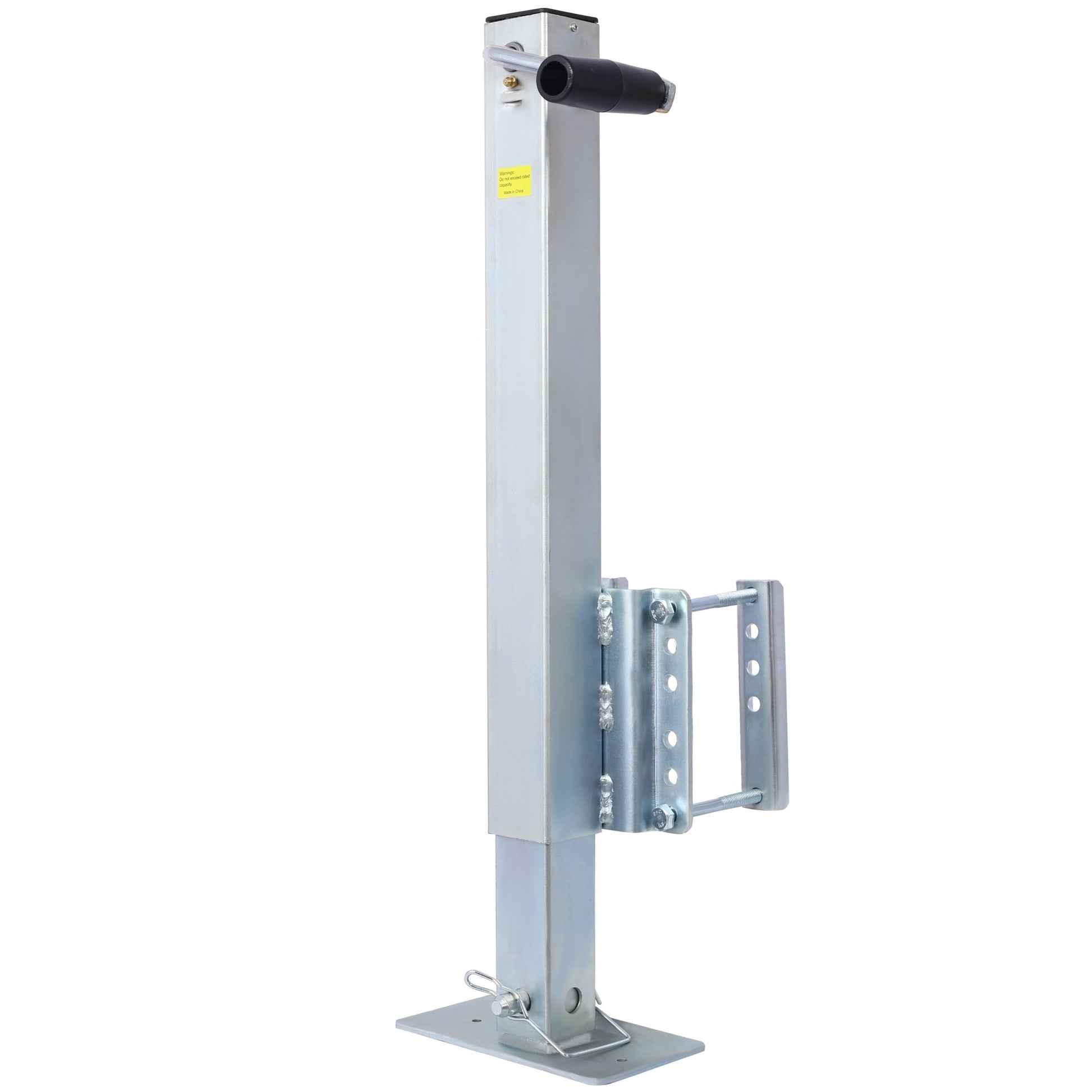 Heavy Duty Trailer Jack, Fixed Mount Jack w/Drop Leg, 28.6 in. of Lift, Max Load 2,500 Lbs - 1st Choice Furniture Direct